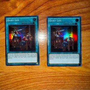 Yu-Gi-Oh Card - CIBR-EN096 - QUIET LIFE Holo 1st Edition + 1 Not 1st Ed + More